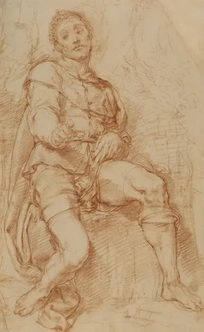 A Seated Man
