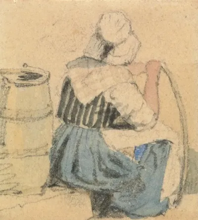 A Seated Peasant Woman 2
