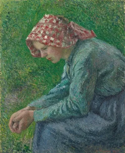 A Seated Peasant Woman