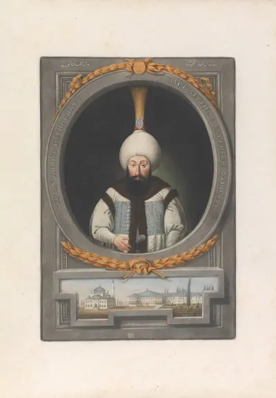 A Series Of Portraits Of The Emperors Of Turkey Pl 02