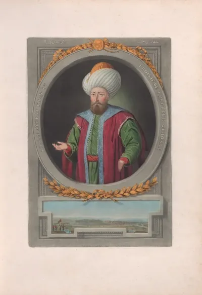 A Series Of Portraits Of The Emperors Of Turkey Pl 09