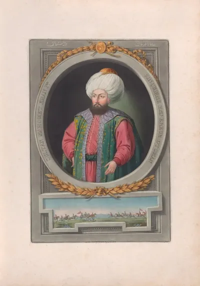 A Series Of Portraits Of The Emperors Of Turkey Pl 11