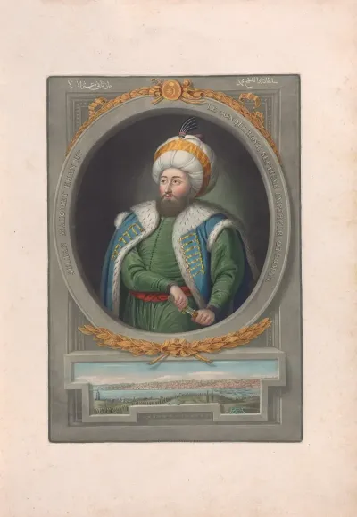 A Series Of Portraits Of The Emperors Of Turkey Pl 13