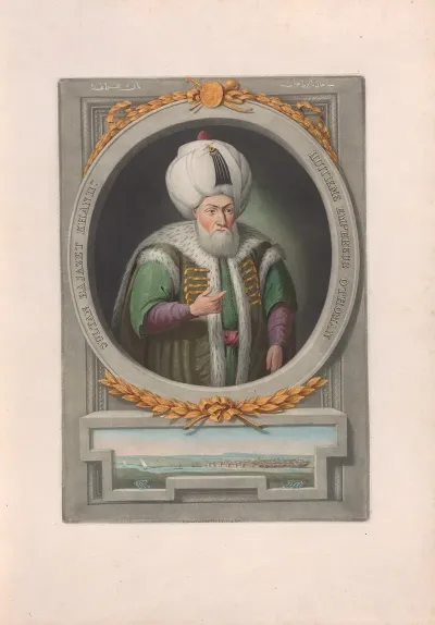 A Series Of Portraits Of The Emperors Of Turkey Pl 14