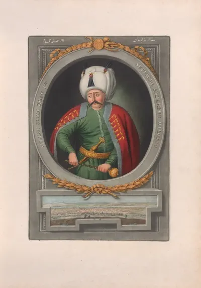 A Series Of Portraits Of The Emperors Of Turkey Pl 15