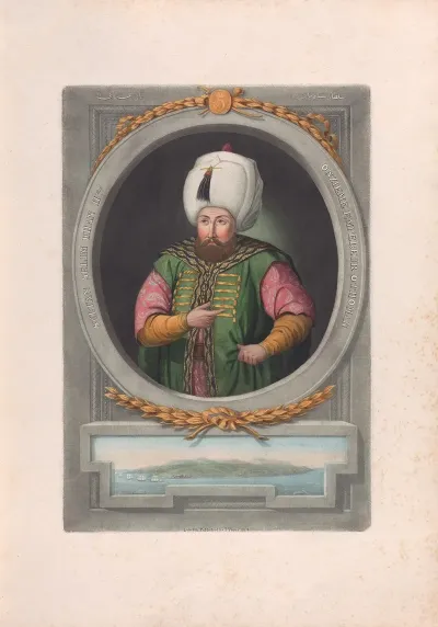 A Series Of Portraits Of The Emperors Of Turkey Pl 17