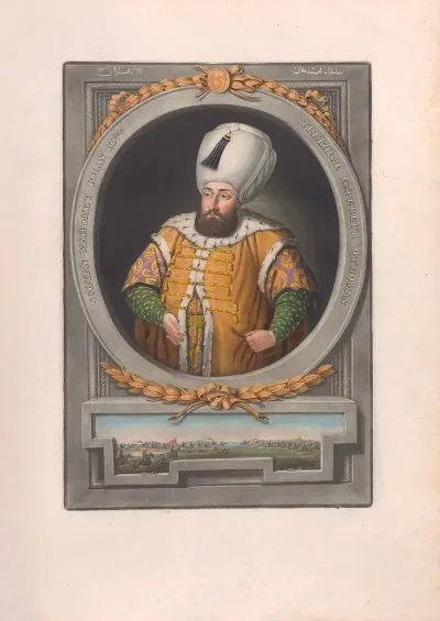 A Series Of Portraits Of The Emperors Of Turkey Pl 19