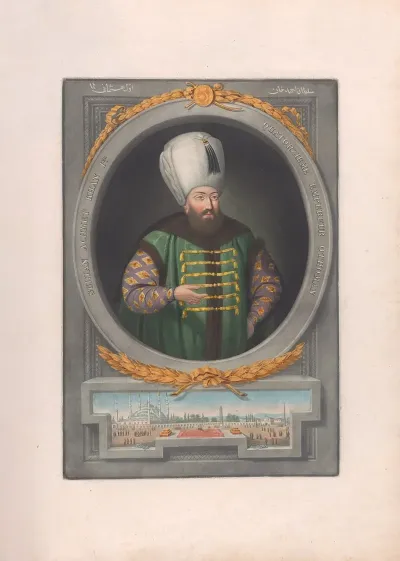 A Series Of Portraits Of The Emperors Of Turkey Pl 20