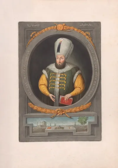 A Series Of Portraits Of The Emperors Of Turkey Pl 21