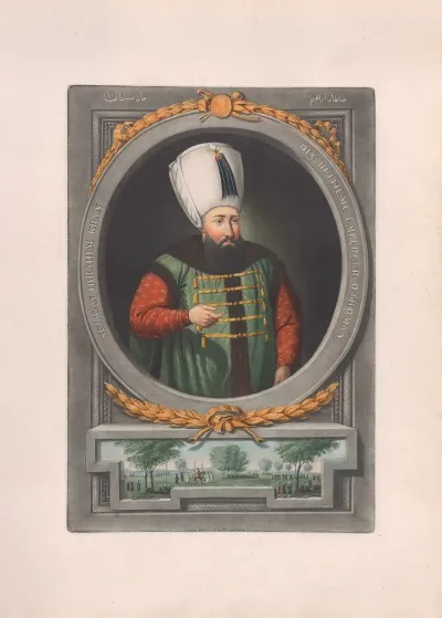 A Series Of Portraits Of The Emperors Of Turkey Pl 24