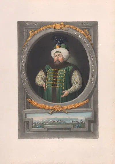 A Series Of Portraits Of The Emperors Of Turkey Pl 25