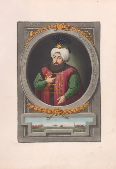 A Series Of Portraits Of The Emperors Of Turkey Pl 27