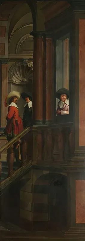 A Seven Part Decorative Sequence An Outdoor Stairway