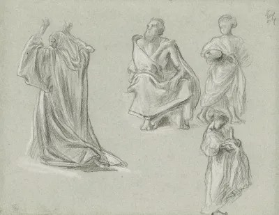 A Sheet Of Figure Studies