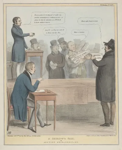 A Sherriffs Sale Or Auction Extraordinary