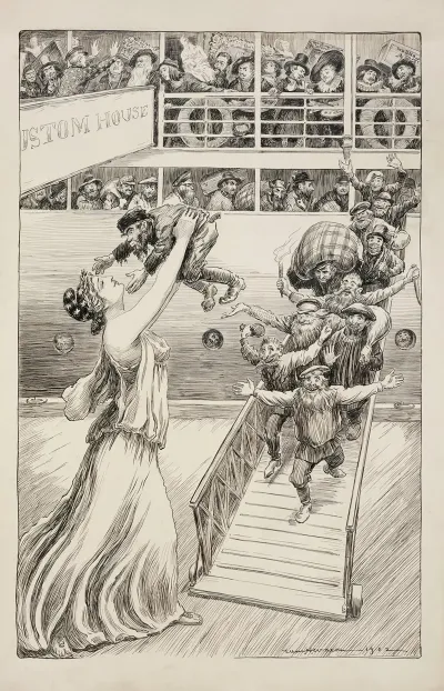 A Ship Disembarking