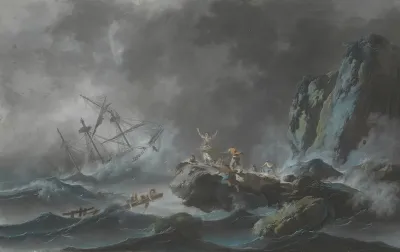 A Shipwreck In A Storm
