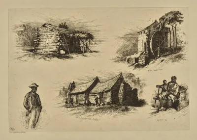 A Slave Cabin The Old Grist Mill Sam Got Any Pies For Sale Aunty A Picaninny