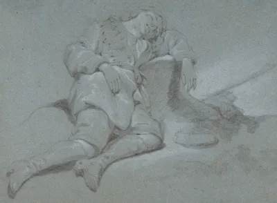 A Sleeping Shepherd Boy