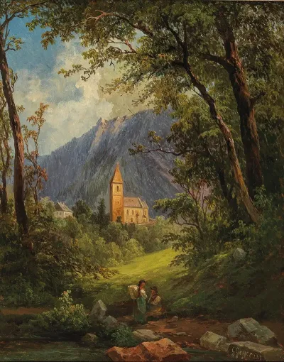 A Small Church In The Mountains
