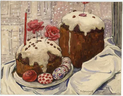 A Snowy Easter In Irkutsk An Easter Meal