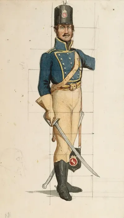 A Soldier In A Finnish Wartime Uniform