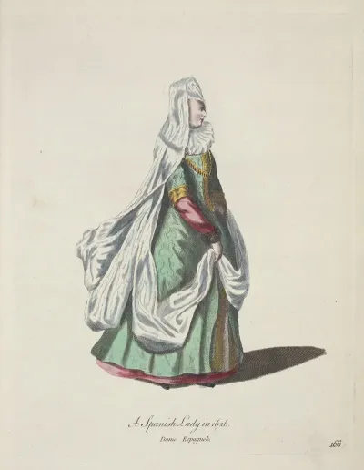 A Spanish Lady In 1626 Dame Espagnole