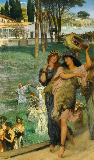 A Spring Festival On The Road To The Temple Of Ceres