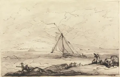 A Squall Off A Mountainous Coast