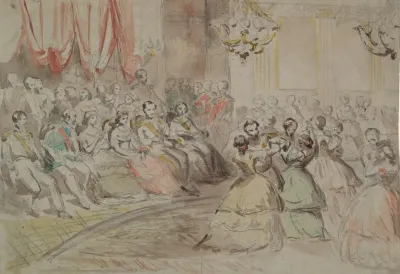 A State Ball Presumably With Napoleon Iii