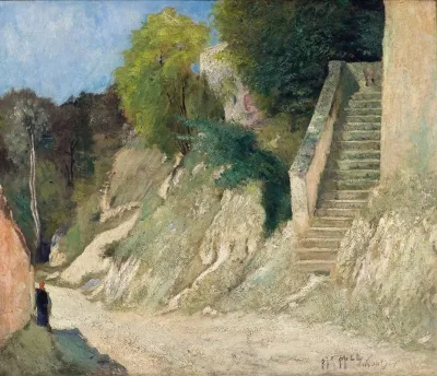 A Steep Ascent In Montigny Sur Loing
