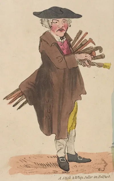 A Stick Whip Seller In Belfast