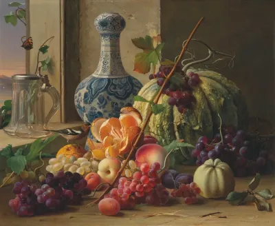 A Still Life Of Fruit