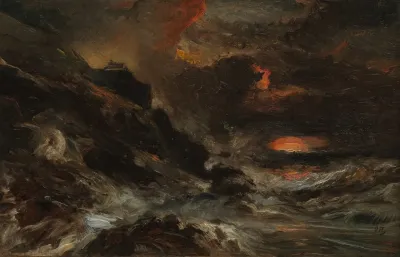 A Storm Off The Normandy Coast