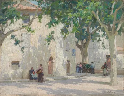 A Street Corner Cassis Near Marseille