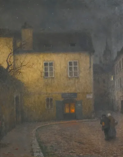 A Street Corner In Prague