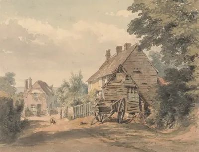 A Street In A Country Village
