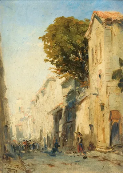 A Street In Martigues