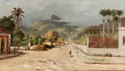 A Street In Rio De Janeiro