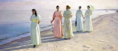 A Stroll On The Beach