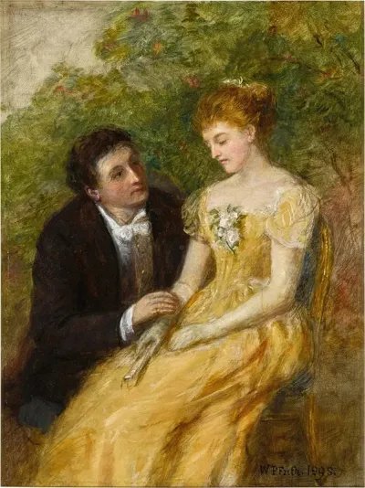 A Study For In The Conservatory A Critical Moment