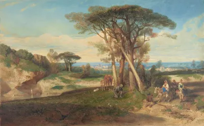 A Study For Paysage Don Quichotte