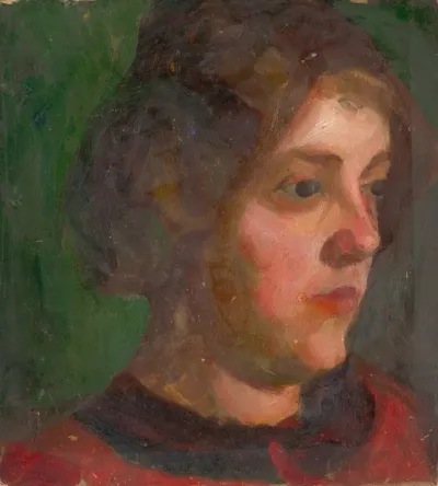 A Study Of A Girls Head 2