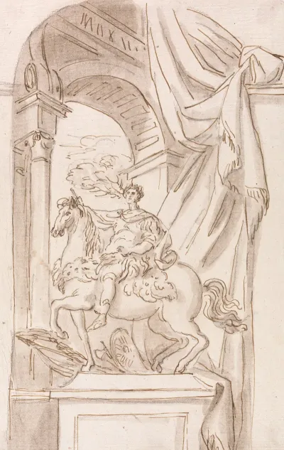 A Study Of Agostino Cornacchinis Statue Of Charlemagne St Peters Basilica Rome