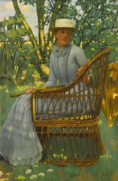 A Study Resting After The Game