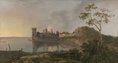 A Summer Evening Caernarfon Castle