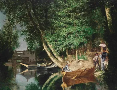 A Sunny Afternoon On The Riverside