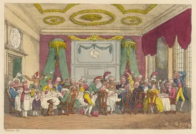 A Table Dhote Or French Ordinary In Paris