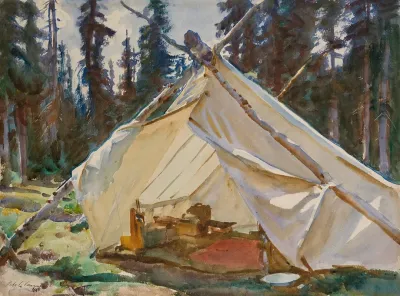 A Tent In The Rockies