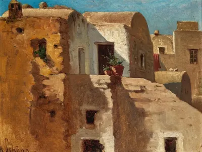 A Terrace In Taormina Study